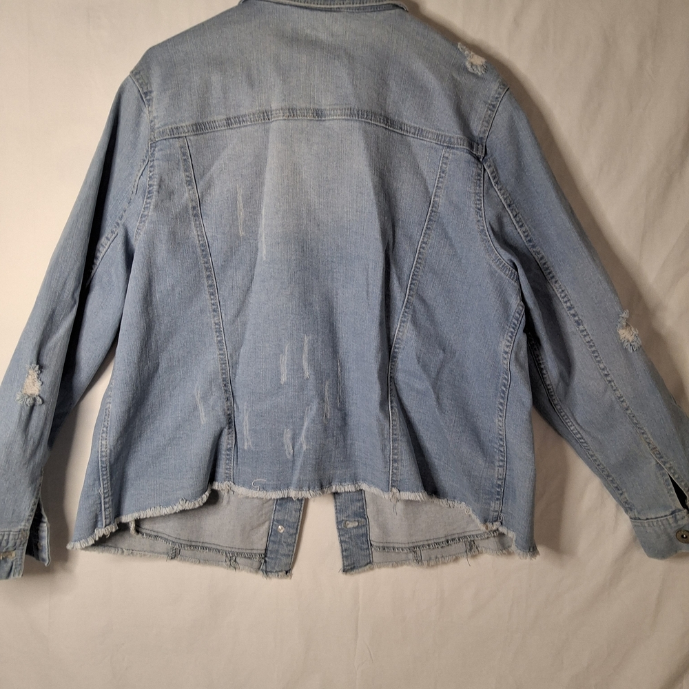 Style & Co. Light Blue Denim Jacket‎ - Picture 4 of 4